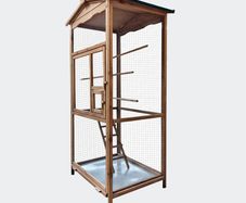 Large Aviary Wood Bird Cage ..free Nationwide Delivery