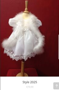 Stunning little girls Christening Gown