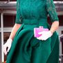 BNWOT SO AMAZING emerald dress size 10 Image 2