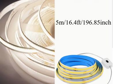 Inductive USB cabinet side COB LED light strip, adjustable brightness, hand sweep motion