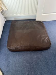 Leather bean bag