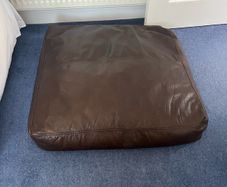 Leather bean bag