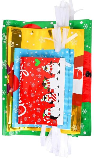 30pcs Christmas Drawstring Gift Bags, Lager Size Xmas Gift Wrapping Goodies Bags (FREE POSTAGE)