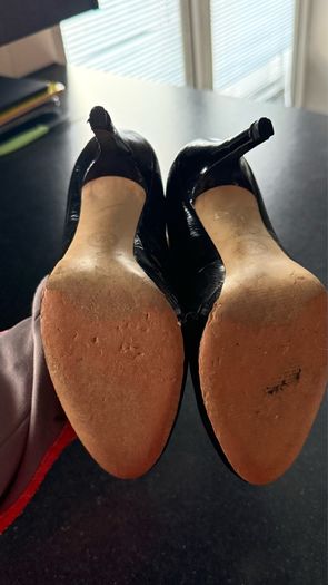 Michael Kors black leather shoes size 38 (UK5)
