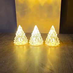 3 mini LED Christmas trees