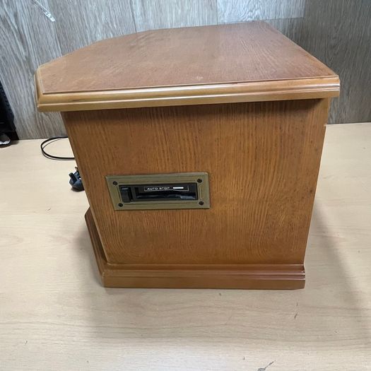 Neostar Deluxe Nostalgic Music Centre Wooden Box Vinyl Cd Cassette Radio