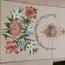 Antique 1800s Wall Art , Holy Card Paintings , Catholic Posters 21" x 14" and 2x 16" x 14" Image 5