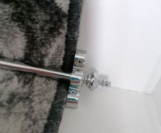 Stair runner rods