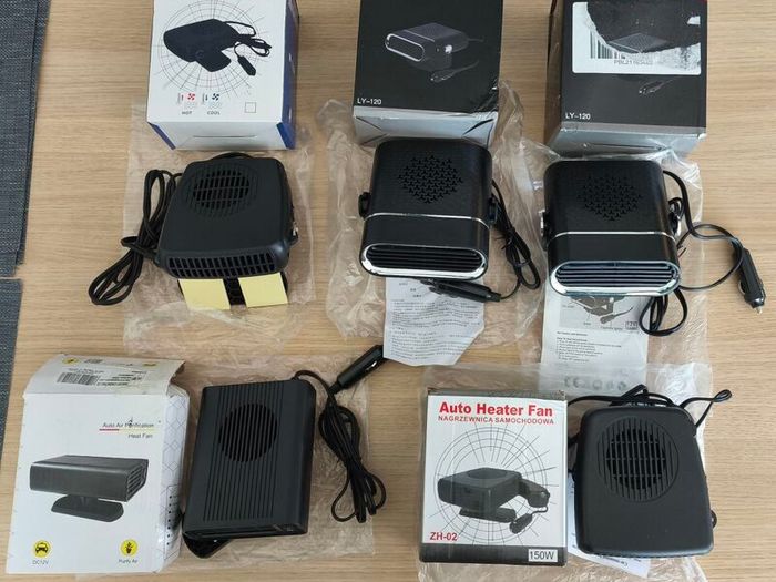 Portable Auto Heater Fan 12V 150W