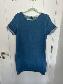 [clothes for adults] Lovely jeans summer dress with pockets, size 40/12
