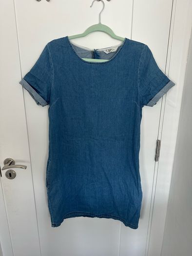 [clothes for adults] Lovely jeans summer dress with pockets, size 40/12