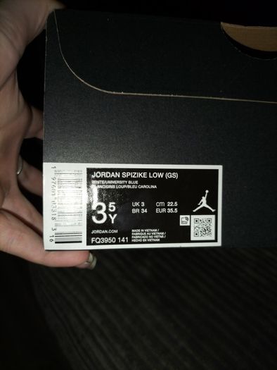 jordans boys size 3 and a half