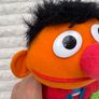Playskool Dress Me Up Ernie Sesame Street Plush 1990 Vintage approx. 35 cm. Used Damaged Please see photos Image 3