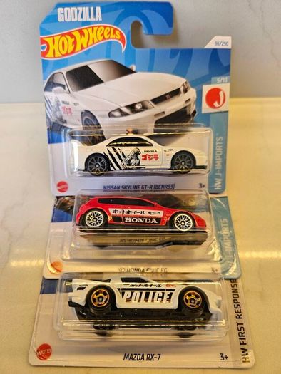 Japanese Hot Wheels Cars Mazda Nissan Toyota Subaru Honda Datsun JDM Japan