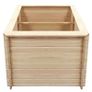 Garden Raised Bed 100x100x80 cm Pinewood 19 mm Image 2