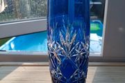 Japanese Kagami Edo Kiriko Crystal Vase