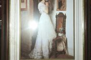 The new hat-picture in wooden frame