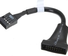 USB 2.0 9 Pin Motherboard Female to USB 3.0 20 Pin Male Cable Adapter