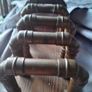 vintage copper letter rack Image 4