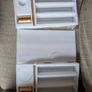6 gold hurricane candle holders Image 3