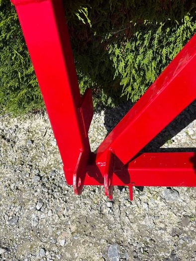 Euro bracket attachment for rear end of tractor