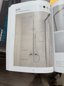 Alita chrome shower kit USH0024 Sonas