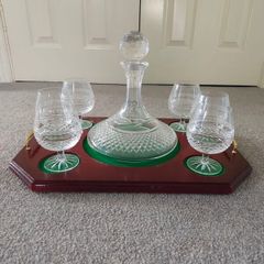 Galway Crystal Brandy Decanter Set