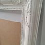 Large White Ornate Picture  Mirror Frame Only 148cm x 87cm Storage Clearance Image 2
