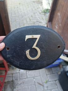 House Number Plate