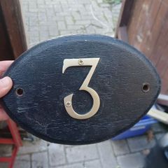 House Number Plate