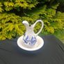 Blue ceramic washing bassin set Image 2
