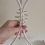 Cream Wrought Iron Candle Holders x2 Image 5