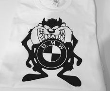 Funny Bmw Evil Printed T-shirt Top Birthday T-shirt Great Gift Present