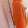 Janina neon orange zipped fleece jacket size UK20 EU48 Postage included Image 4