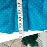 vintage 80s aqua blue green pleated skirt dress with Peter Pan collar size small Image 10