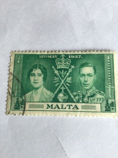 Old 1937 British Empire stamp