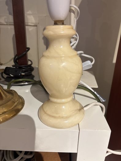 Mix and Match Lamp Shades and Bases - A Large Selection of Table Lamps - Denby, Laura Ashley, Marble Spiral Pillar Lamp, Ceramic Stacked Stone Style base, Small Alabaster / Marble lamps, Solid Brass, Chrome Reading lamp, Solid Wood Base and many more