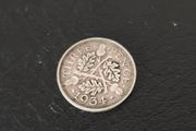 Silver British threepence