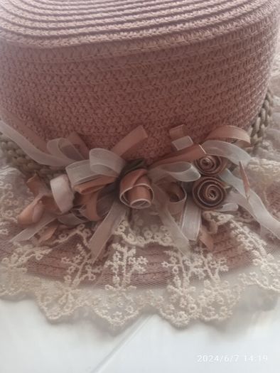 Classic Straw Boater Hat