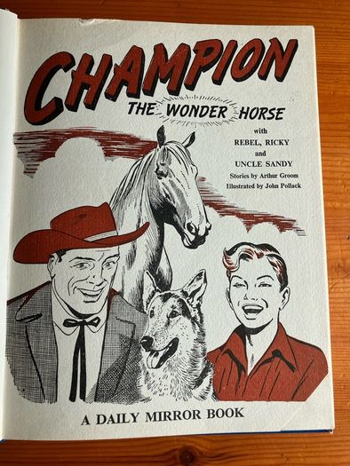 Vintage annual: 'Champion The Wonder Horse' annual 1957