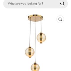 3 cluster pendant light