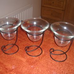 Vintage T Lights Holders x 3 for Sale