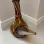 Brown Glass Retro Spanish Porron Wine Decanter Pitcher Image 3