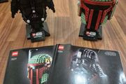 Lego Sets 75277 - Boba Fett Helmet and 75304 - Darth Vader Helmet
