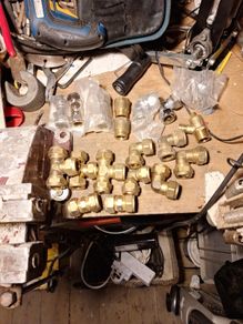 Half inch brass plumbing fittings