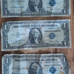 Silver Certificate 1935 x3