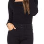 Black Top and Skirt set. Size M Image 2