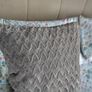 Set of x2 Grey Fluffy Cushions Image 2