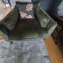 Olive Green 6-Seater Corner Sofa With Armchair Image 4