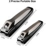 Nail Clippers AND Tweezers Professional for Eyebrows Image 3